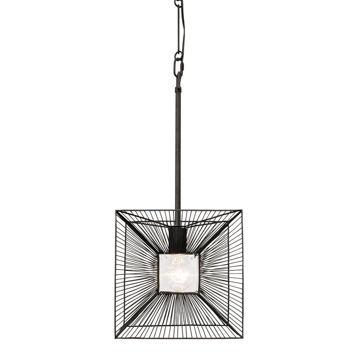 Varaluz Arcade 366P01CB Pendant Light - Carbon
