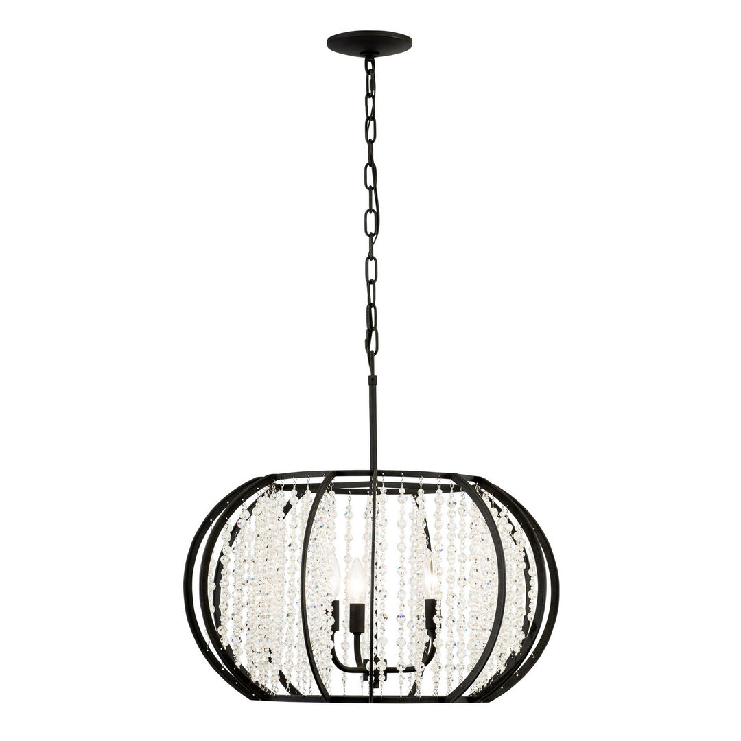 Varaluz Caesar 367P03CB Chandelier Light - Carbon