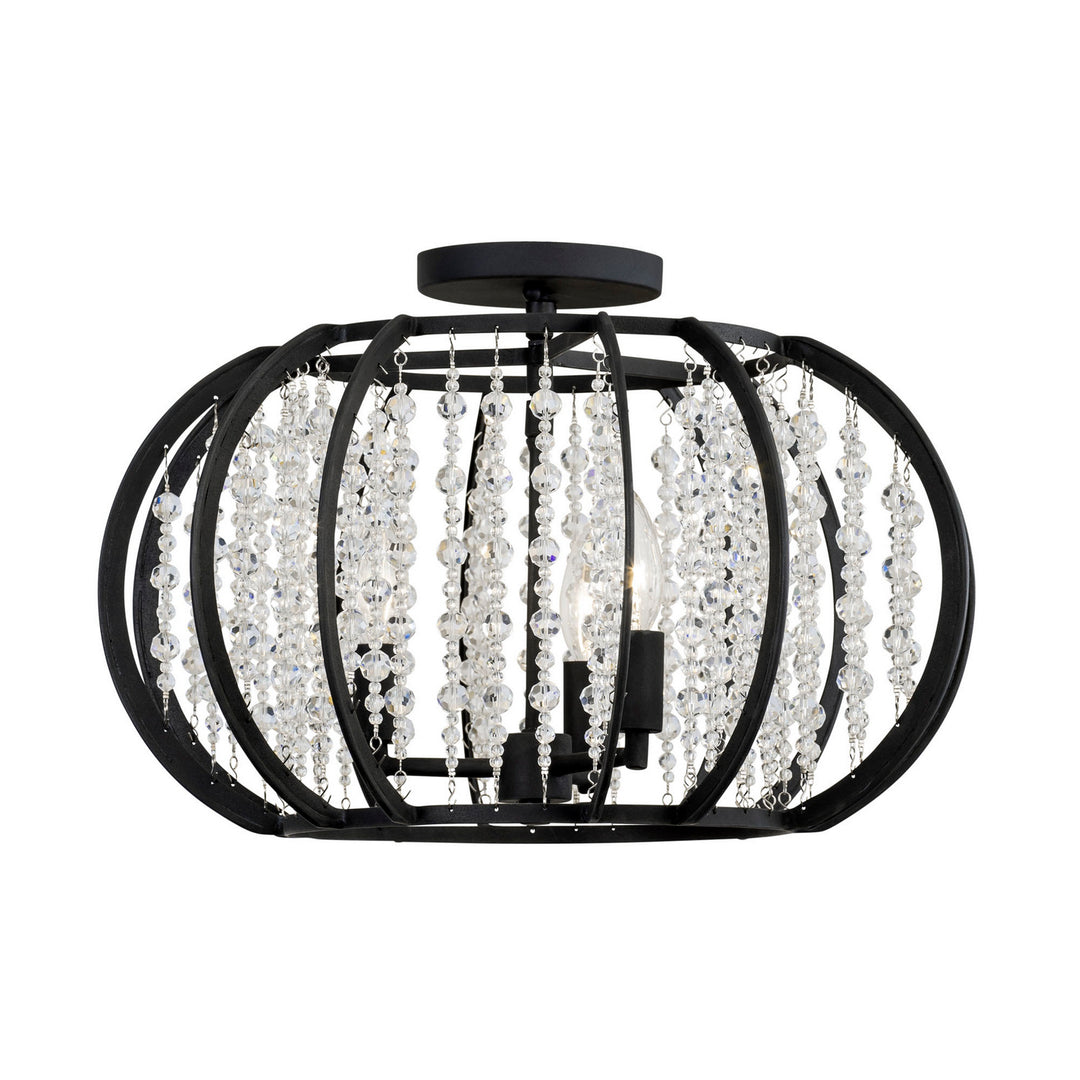 Varaluz Caesar 367S03CB Ceiling Light - Carbon