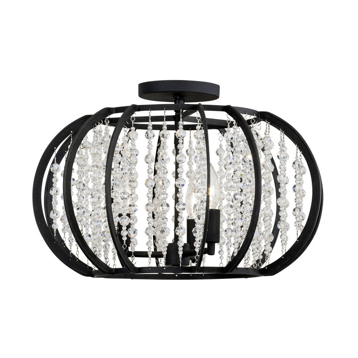 Varaluz Caesar 367S03CB Ceiling Light - Carbon