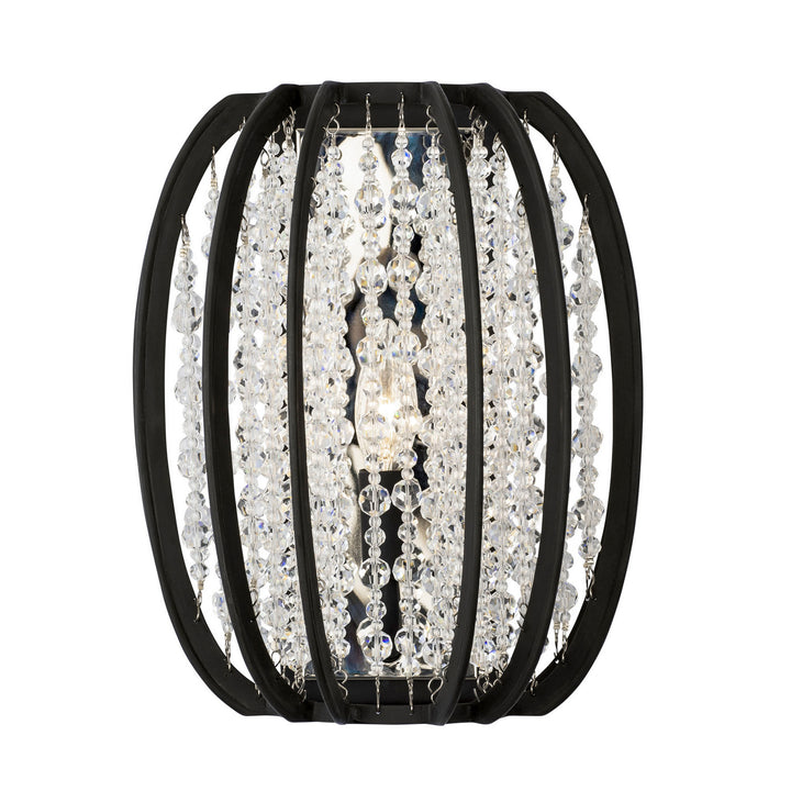 Varaluz Caesar 367W01CB Wall Sconce Light - Carbon