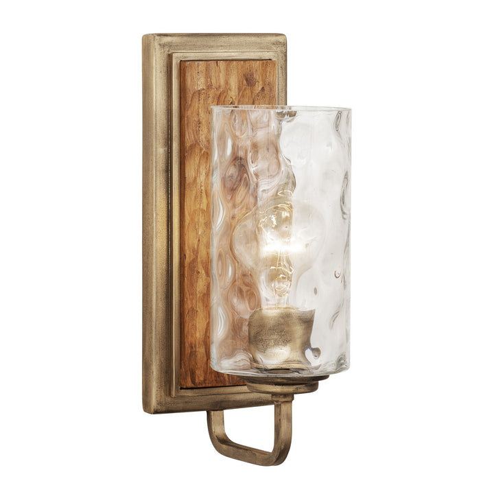 Varaluz Hammer Time 371W01HGC Wall Sconce Light - Havana Gold/Cinnamon