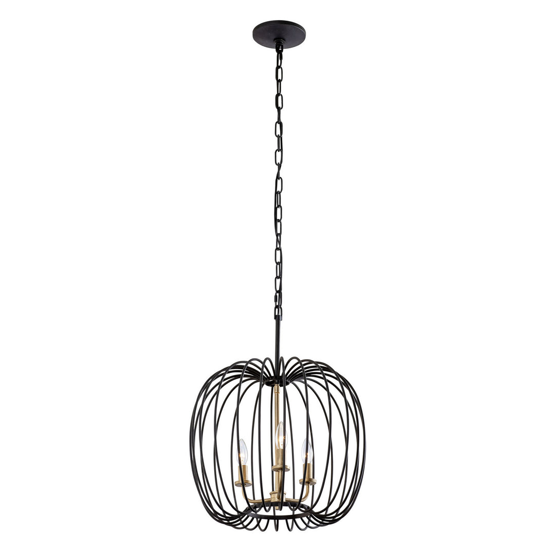 Varaluz Nico 375P03CBHG Pendant Light - Carbon/Havana Gold