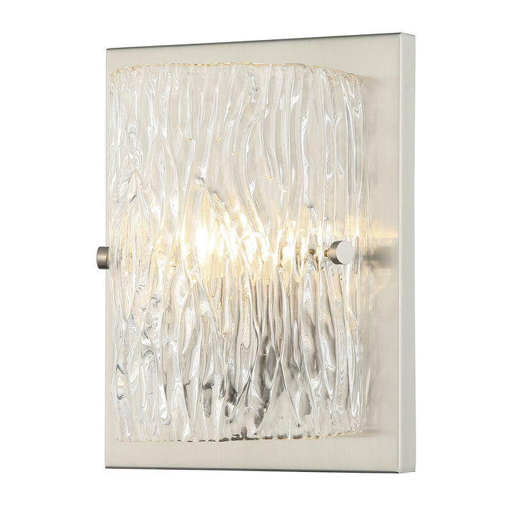 Varaluz Morgan 376W01BN Wall Sconce Light - Brushed Nickel