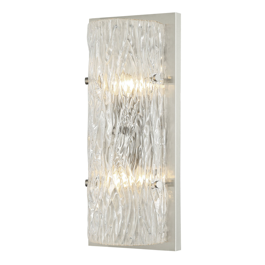 Varaluz Morgan 376W02BN Wall Sconce Light - Brushed Nickel