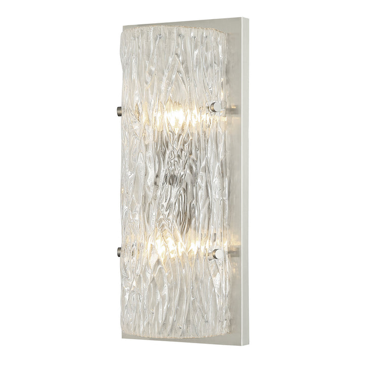 Varaluz Morgan 376W02BN Wall Sconce Light - Brushed Nickel