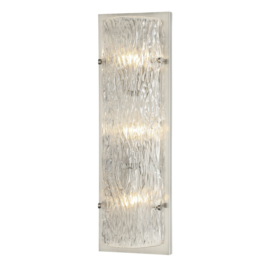 Varaluz Morgan 376W03BN Wall Sconce Light - Brushed Nickel