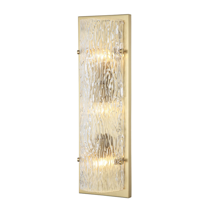 Varaluz Morgan 376W03SB Wall Sconce Light - Satin Brass