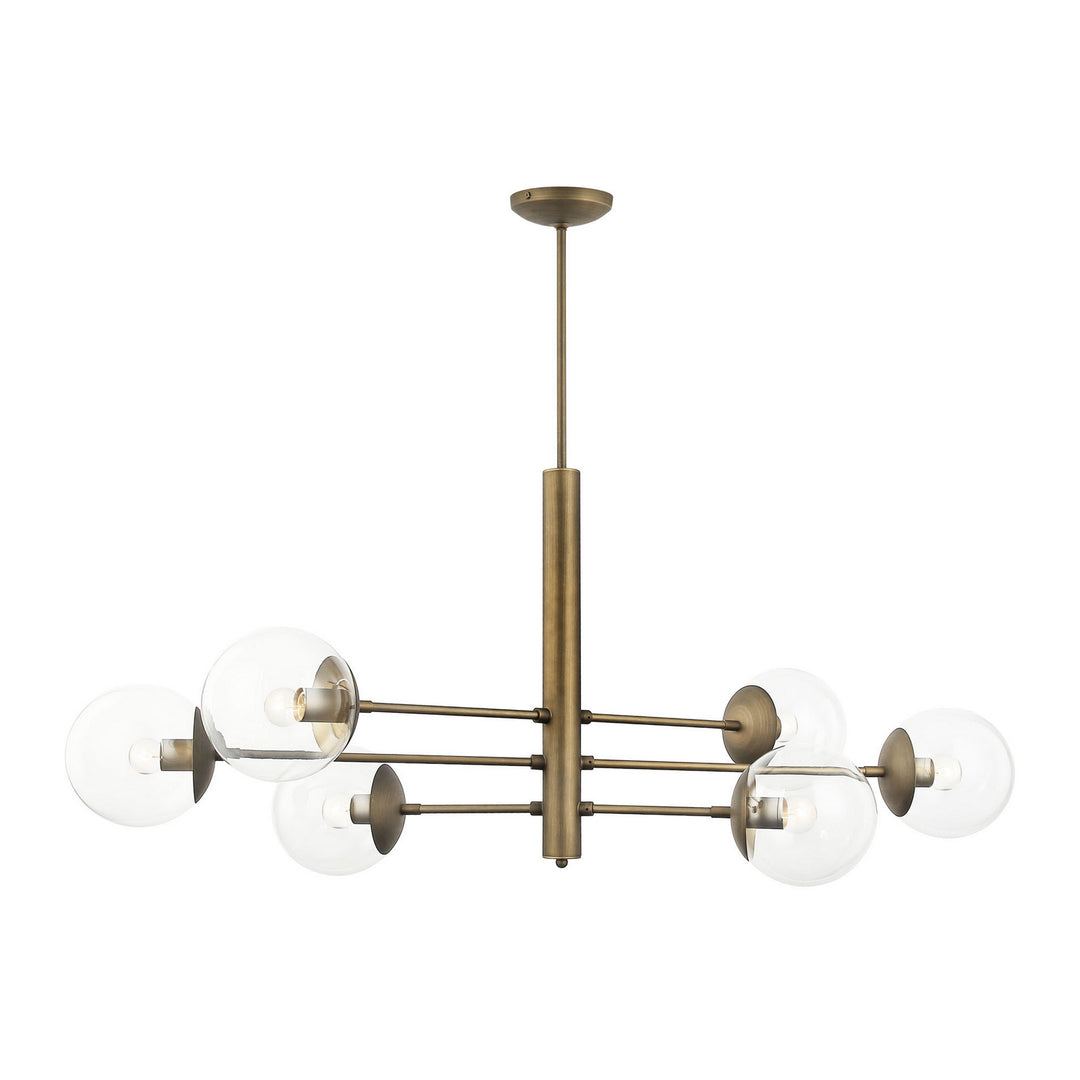 Varaluz Mid-Century 612750 Pendant Light - Antique Brass