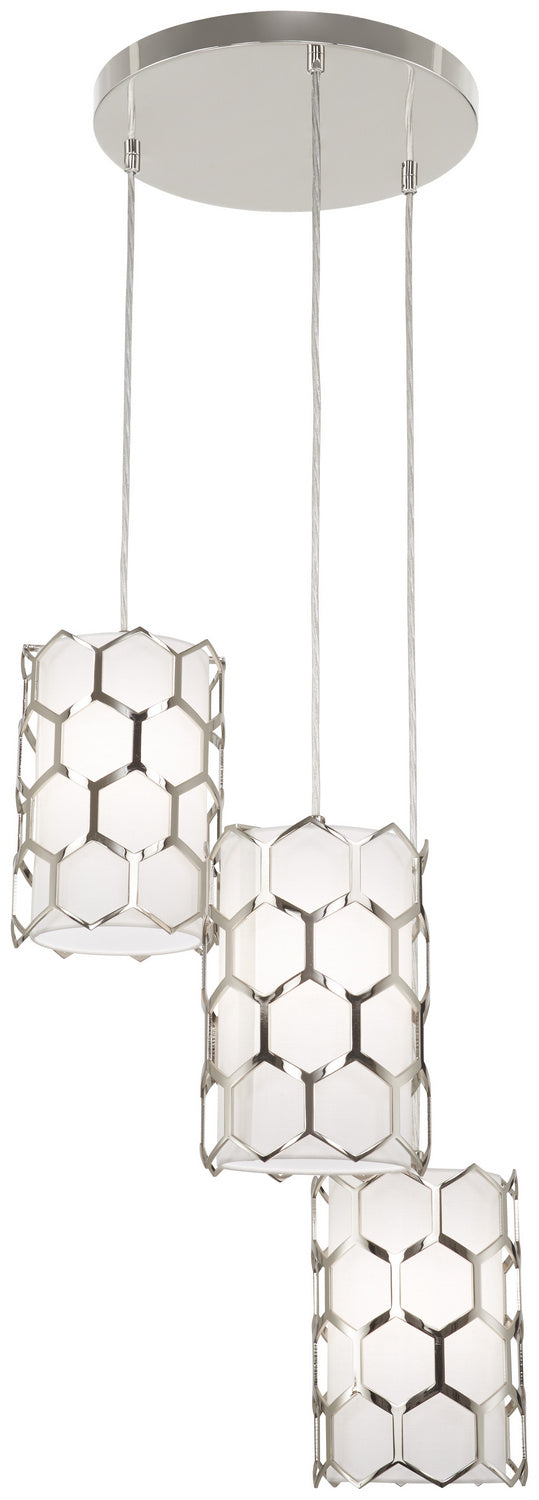 George Kovacs Missing Link P1893-613 Pendant Light - Polished Nickel