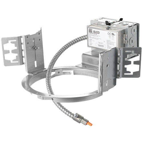 Elco Lighting E9LHU60D2  New Construction Architectural Frame With Driver Recessed Light Pewter, Nickel, Silver