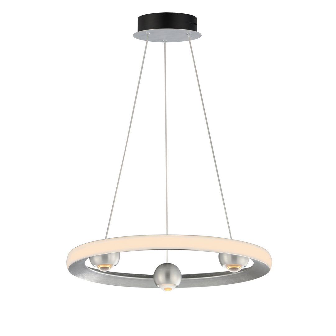 ET2 by Maxim Nodes E23511-AL Chandelier Light - Brushed Aluminum