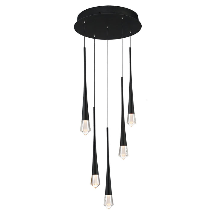 ET2 by Maxim Pierce E24225-122BK Pendant Light - Black