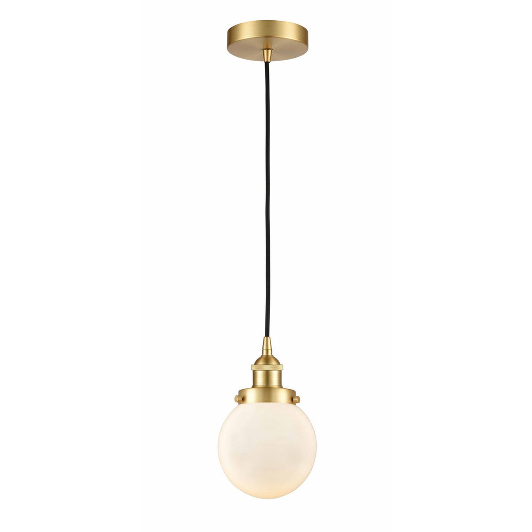 Innovations Edison 616-1PH-SG-G201-6-LED Pendant Light - Satin Gold