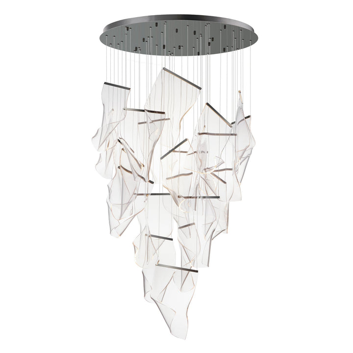 ET2 by Maxim Rinkle E24880-133BGM Chandelier Light - Brushed Gunmetal