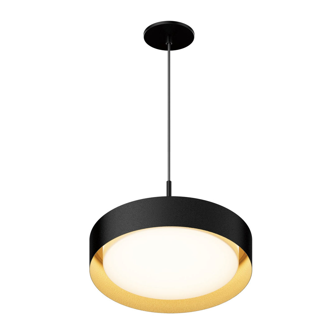 ET2 by Maxim Echo E51013-BKGLD Pendant Light - Black / Gold