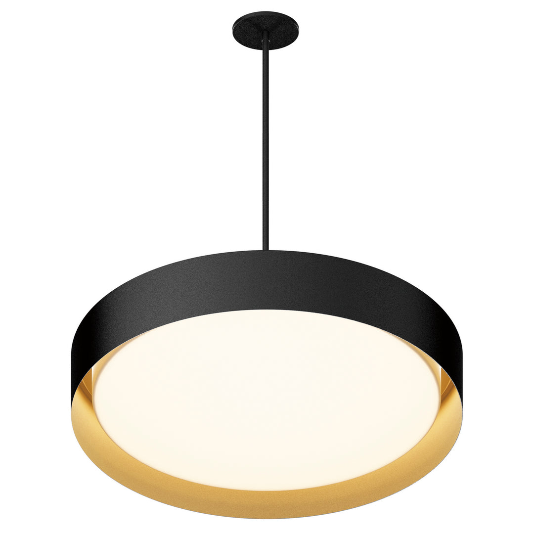 ET2 by Maxim Echo E51015-BKGLD Pendant Light - Black / Gold