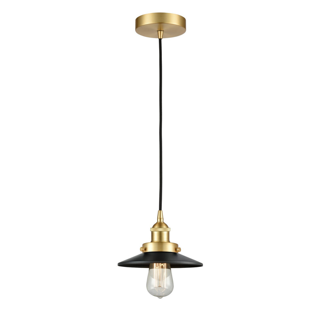 Innovations Edison 616-1PH-SG-M6-BK-LED Pendant Light - Satin Gold