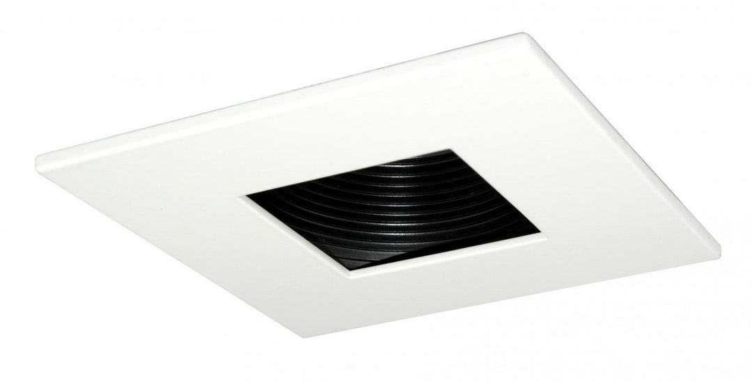 Elco Lighting EL2384B  Die-Cast Adjustable Baffle Trim Recessed Light White
