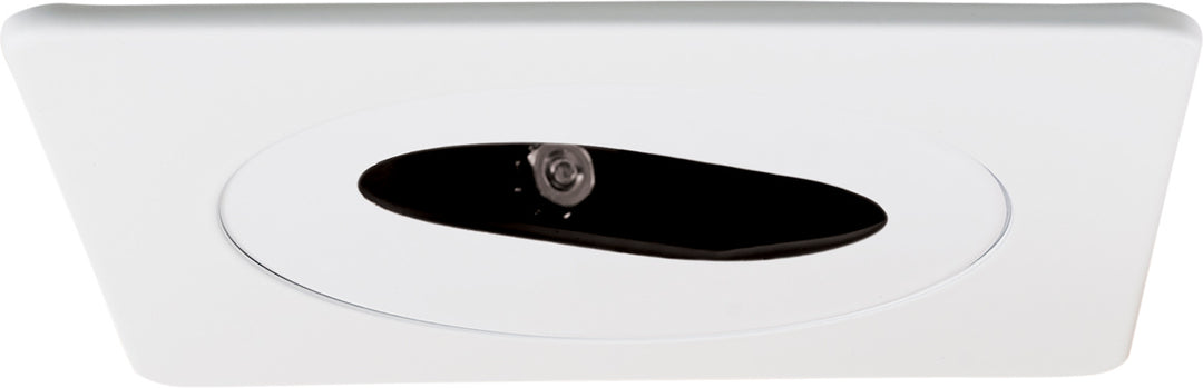 Elco Lighting EL2320B  Die-Cast Adjustable Slot Aperture Trim Recessed Light White