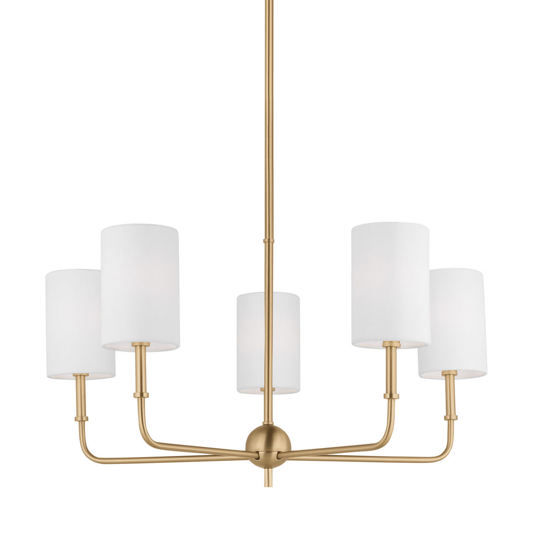 Visual Comfort Studio Foxdale 3109305-848 Chandelier Light - Satin Brass