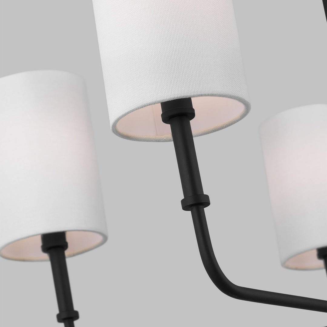 Visual Comfort Studio Foxdale 3109305EN-112 Chandelier Light - Midnight Black