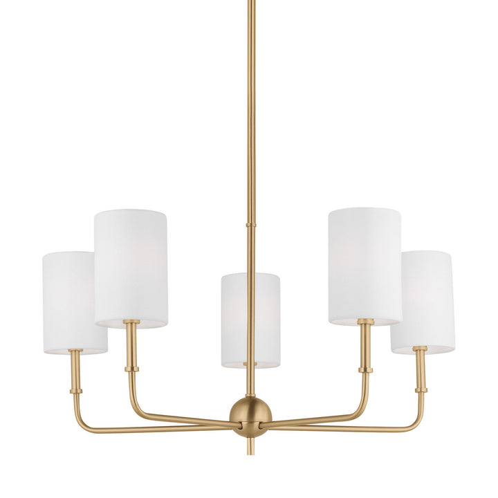 Visual Comfort Studio Foxdale 3109305EN-848 Chandelier Light - Satin Brass