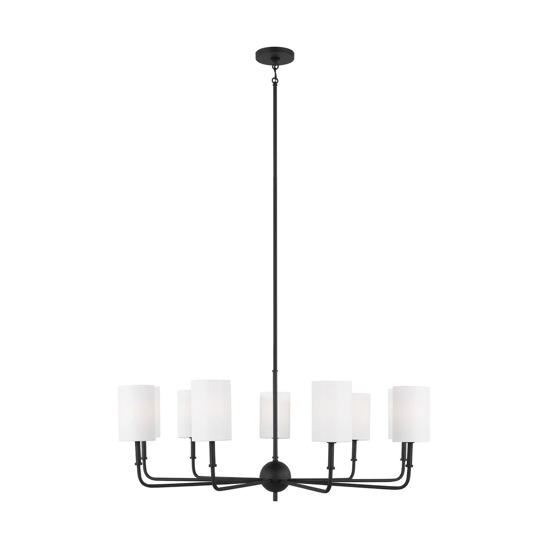 Visual Comfort Studio Foxdale 3109309-112 Chandelier Light - Midnight Black