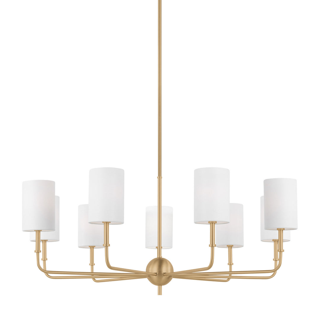 Visual Comfort Studio Foxdale 3109309EN-848 Chandelier Light - Satin Brass