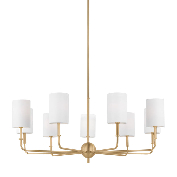 Visual Comfort Studio Foxdale 3109309EN-848 Chandelier Light - Satin Brass
