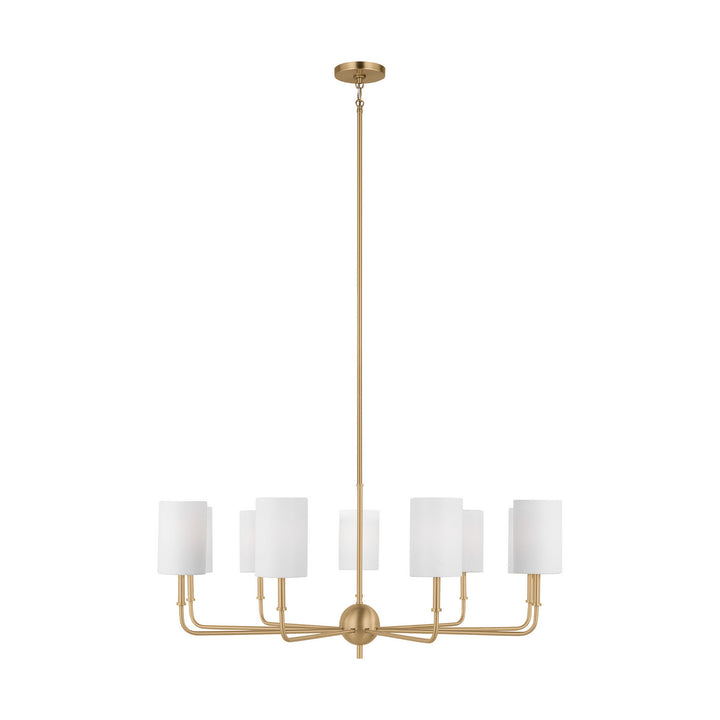 Visual Comfort Studio Foxdale 3109309EN-848 Chandelier Light - Satin Brass