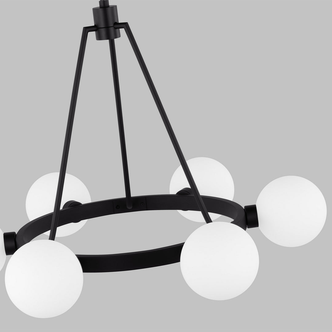 Visual Comfort Studio Clybourn 3161606-112 Chandelier Light - Midnight Black