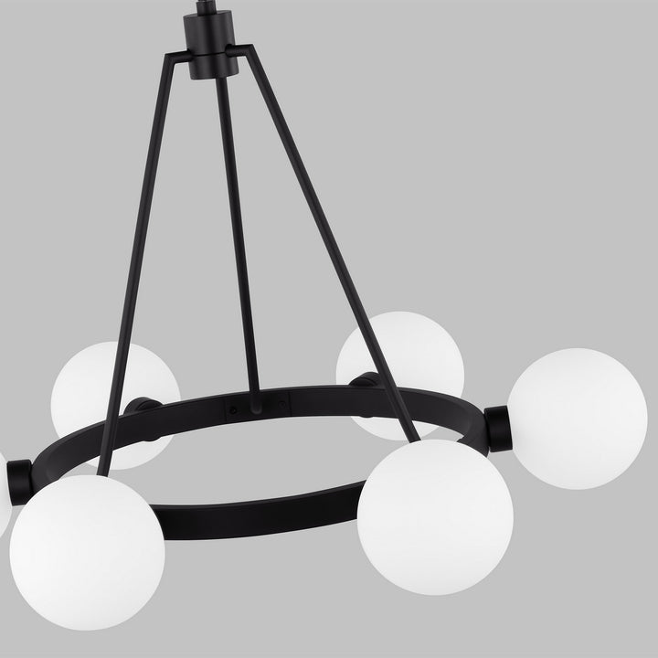 Visual Comfort Studio Clybourn 3161606-112 Chandelier Light - Midnight Black