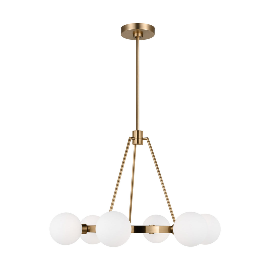Visual Comfort Studio Clybourn 3161606-848 Chandelier Light - Satin Brass