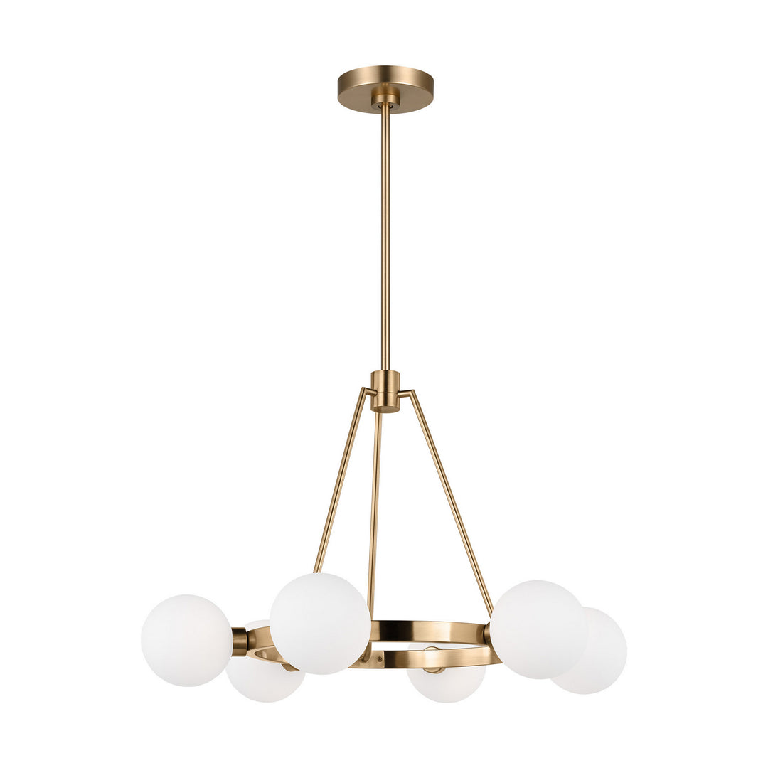Visual Comfort Studio Clybourn 3161606-848 Chandelier Light - Satin Brass