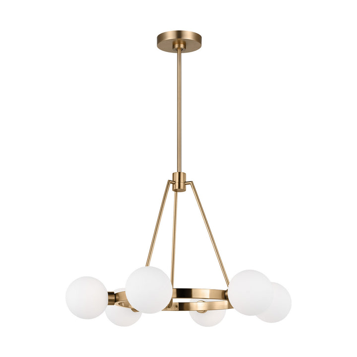 Visual Comfort Studio Clybourn 3161606-848 Chandelier Light - Satin Brass