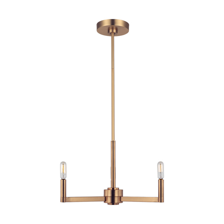 Visual Comfort Studio Fullton 3164203-848 Chandelier Light - Satin Brass