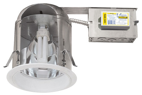 Elco Lighting EL27RHE18ICA  Compact Fluorescent Vertical Remodel Ic Downlight Recessed Light Gray