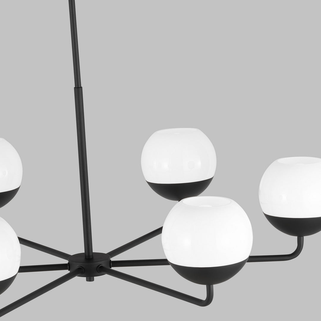 Visual Comfort Studio Alvin 3168106EN3-112 Chandelier Light - Midnight Black