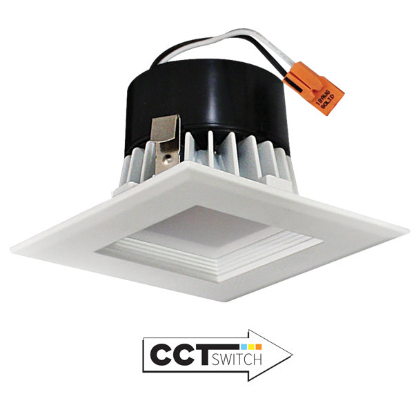 Elco Lighting EL331CT3W  Led Baffle Recessed Light White