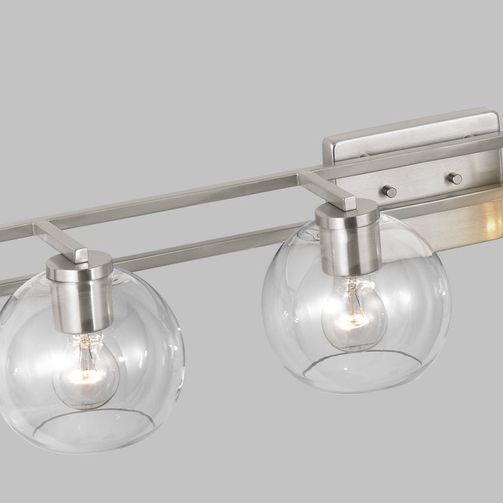 Visual Comfort Studio Codyn 4455704-962 Bath Vanity Light 40 in. wide - Brushed Nickel