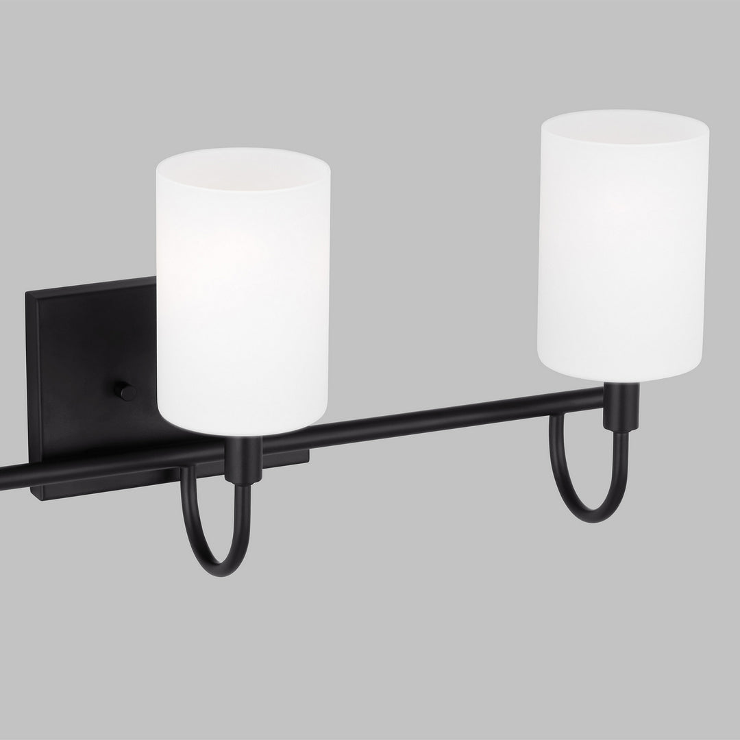 Visual Comfort Studio Oak Moore 4457103EN3-112 Bath Vanity Light 24 in. wide - Midnight Black