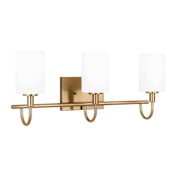 Visual Comfort Studio Oak Moore 4457103EN3-848 Bath Vanity Light 24 in. wide - Satin Brass