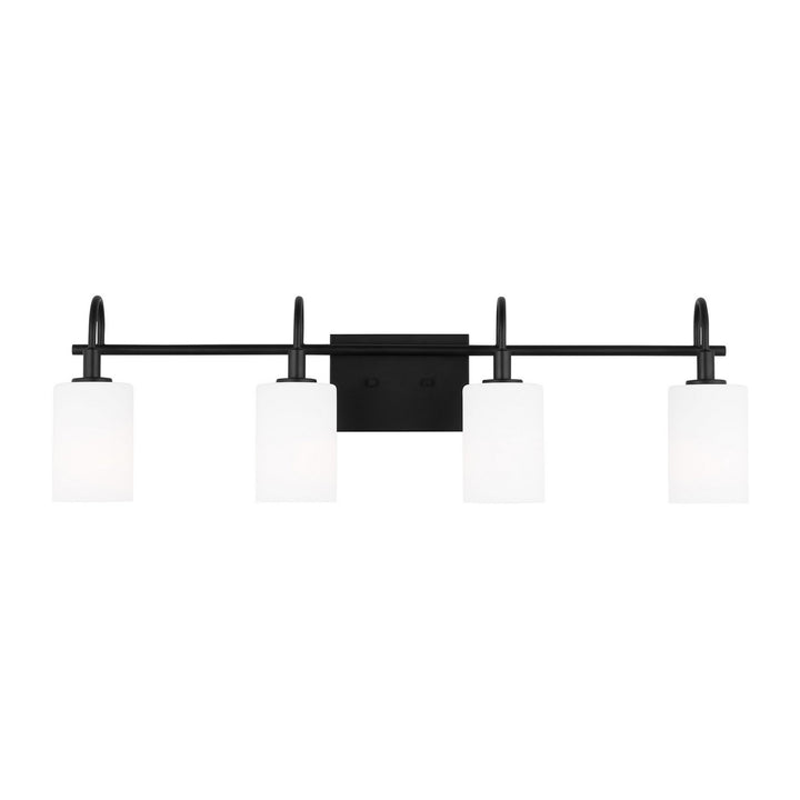 Visual Comfort Studio Oak Moore 4457104-112 Bath Vanity Light 34 in. wide - Midnight Black