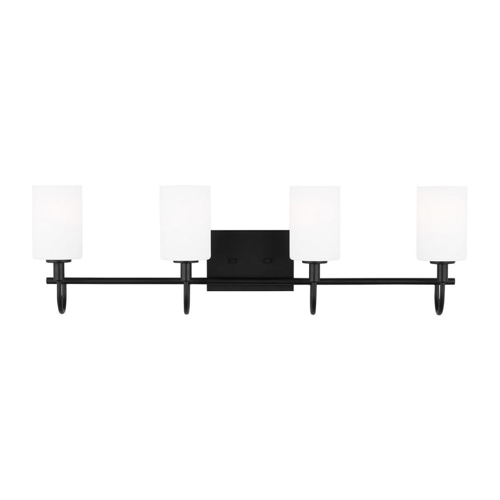 Visual Comfort Studio Oak Moore 4457104-112 Bath Vanity Light 34 in. wide - Midnight Black