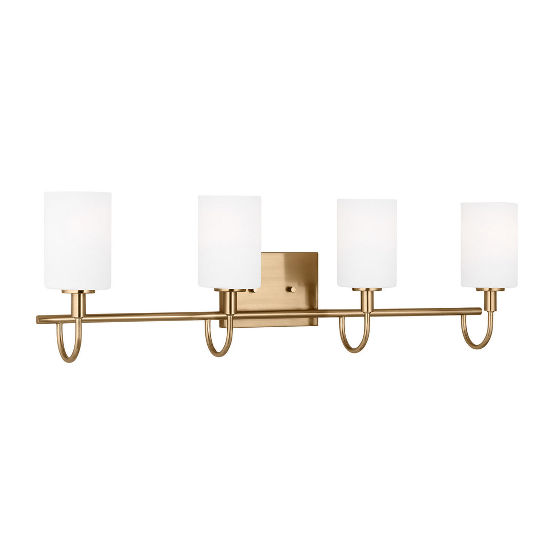 Visual Comfort Studio Oak Moore 4457104-848 Bath Vanity Light 34 in. wide - Satin Brass