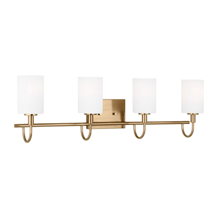 Visual Comfort Studio Oak Moore 4457104-848 Bath Vanity Light 34 in. wide - Satin Brass