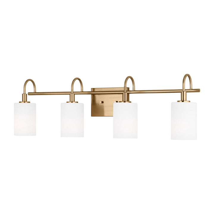 Visual Comfort Studio Oak Moore 4457104-848 Bath Vanity Light 34 in. wide - Satin Brass