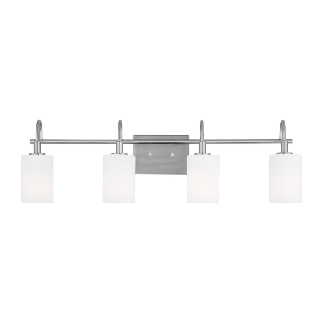 Visual Comfort Studio Oak Moore 4457104-962 Bath Vanity Light 34 in. wide - Brushed Nickel