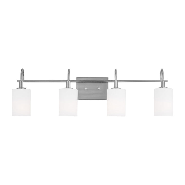 Visual Comfort Studio Oak Moore 4457104-962 Bath Vanity Light 34 in. wide - Brushed Nickel